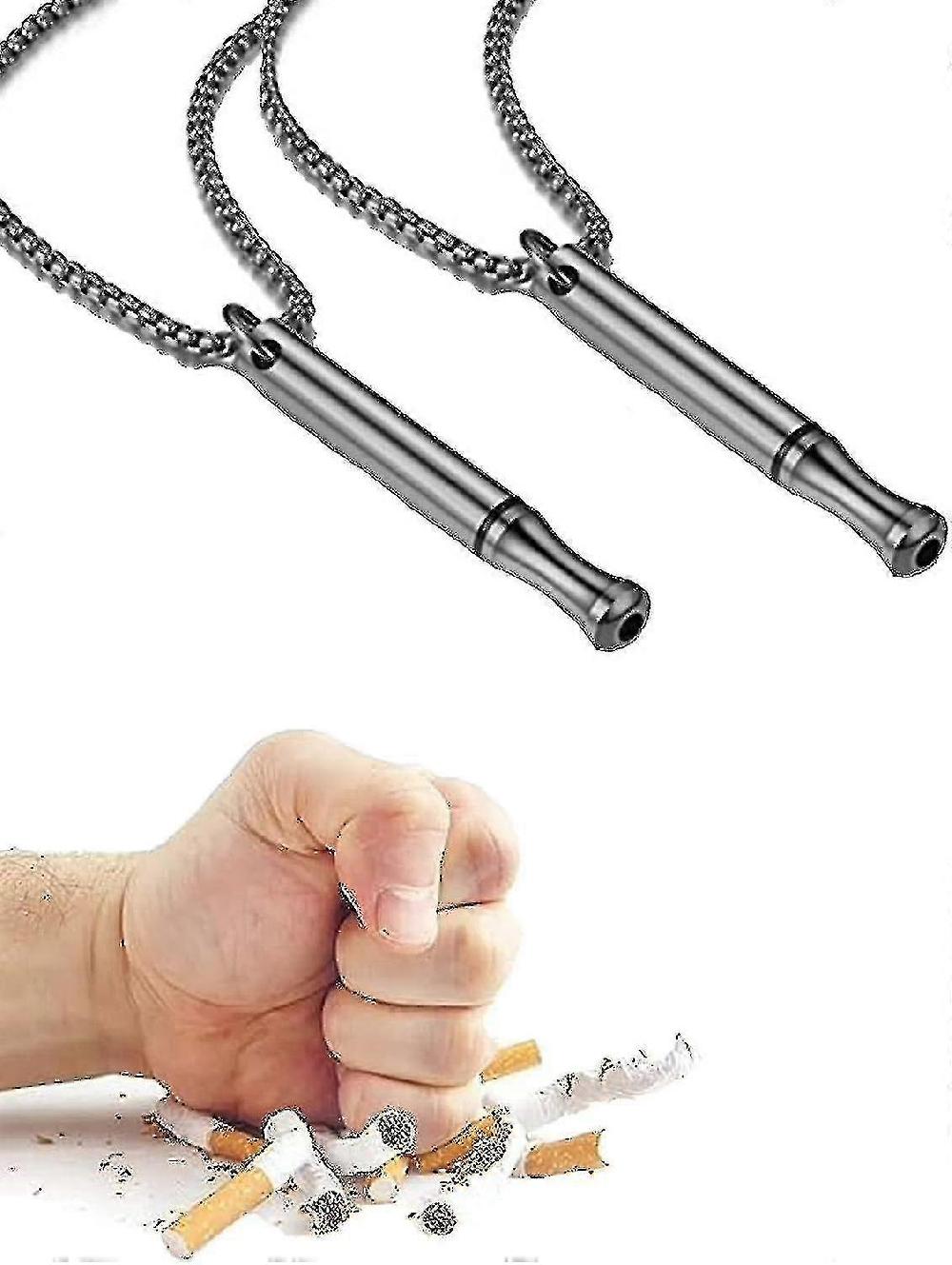 2x Stop Smoking Breathing Necklace Anxiety Relief Necklacevape Necklace Breathing Necklace Stop Smoking Aid Breathing