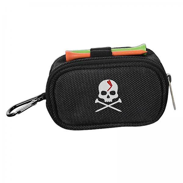 2xgolf Ball Tees Waist Pouch Holder Belt Sport Bag Container Zipper Black