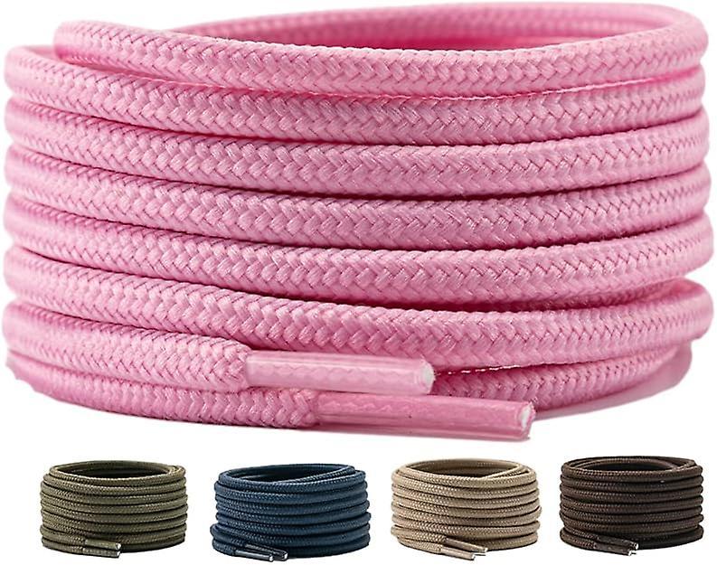 3 pairs of premium round shoelaces diameter 4mm for work shoes boots outdoor shoes and sports shoes tear-resistant shoelaces replacement shoelac