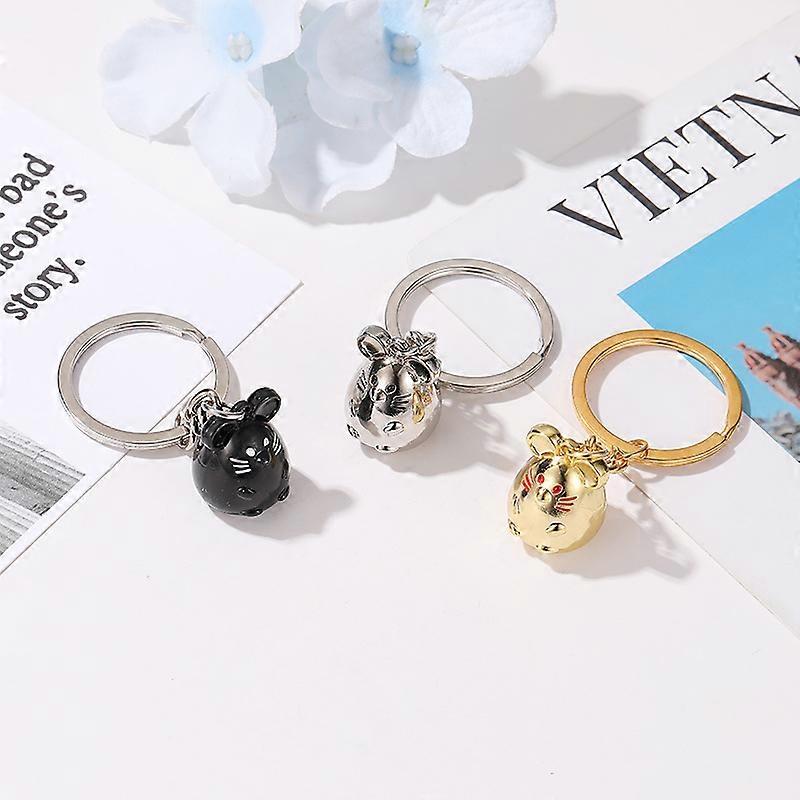 3 PCS-unisex-adult Key Keeper Key Ring Holder Clip Colored Key Tag Assorted Colors with Steel Key Ring