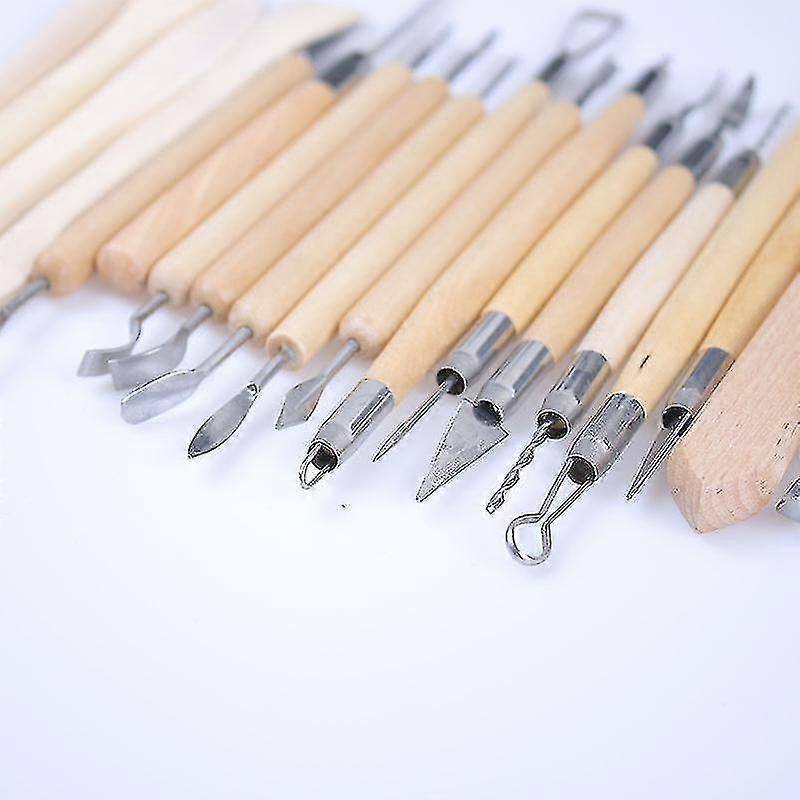 30 Pieces Of Clay Tools Multifunctional Dotted Scissors With Tote Bag Diy