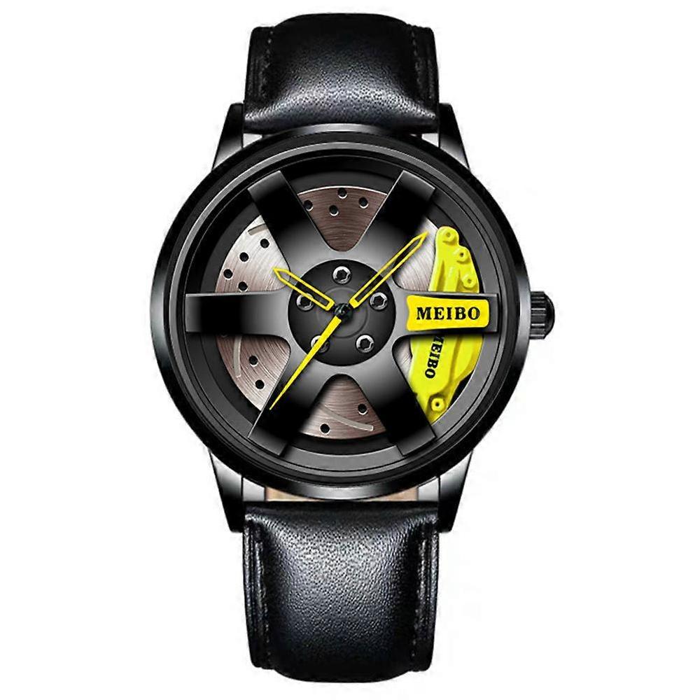 3D Car Wheel Design Wristwatch Fashion Sport Watch Rim Hub Watches