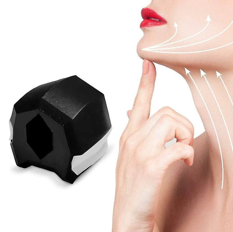 3pcs Masseter Jaw Lift Trainer (black Small)