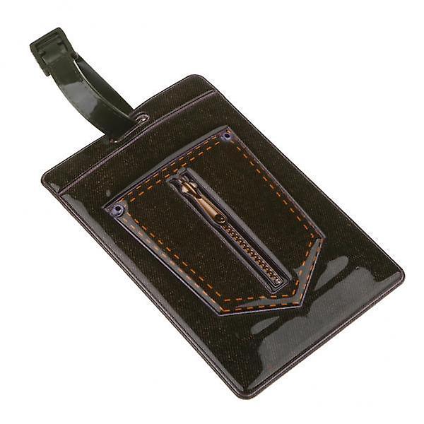 3xpersonalized Luggage Tags Suitcase Label Bag Card Jeans