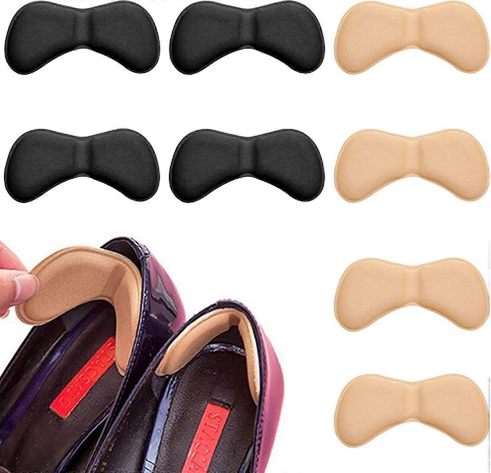 4 Pair Heel Grips for Ladies Shoes Avoid Blister and Chafing Heel Insoles