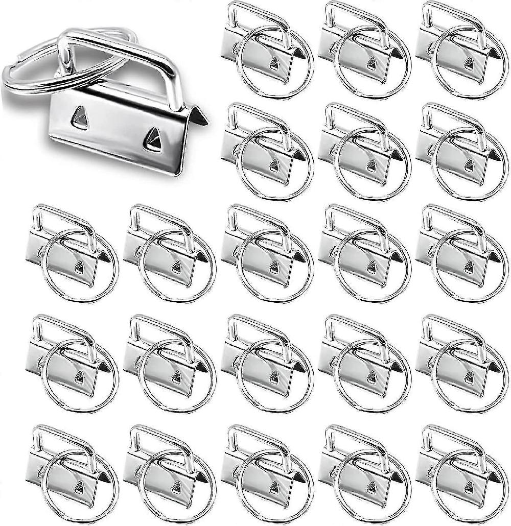 40pcs Key Fob Ware lanyard Blanks Clasp Pendants blet Ware With Keychain Tw