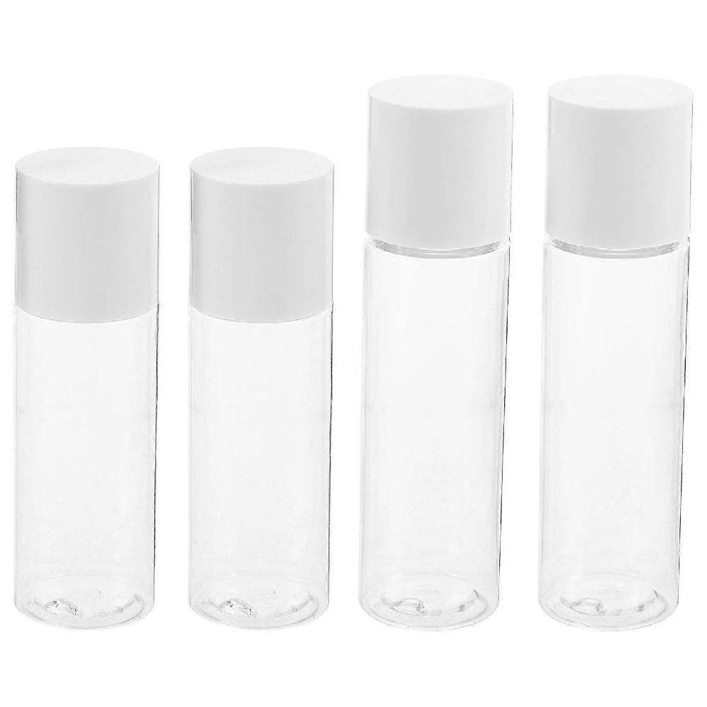 4pcs Travel Size Bottles Empty Lotion Bottles Reusable Toiletries Container Portable Lotion Bottles