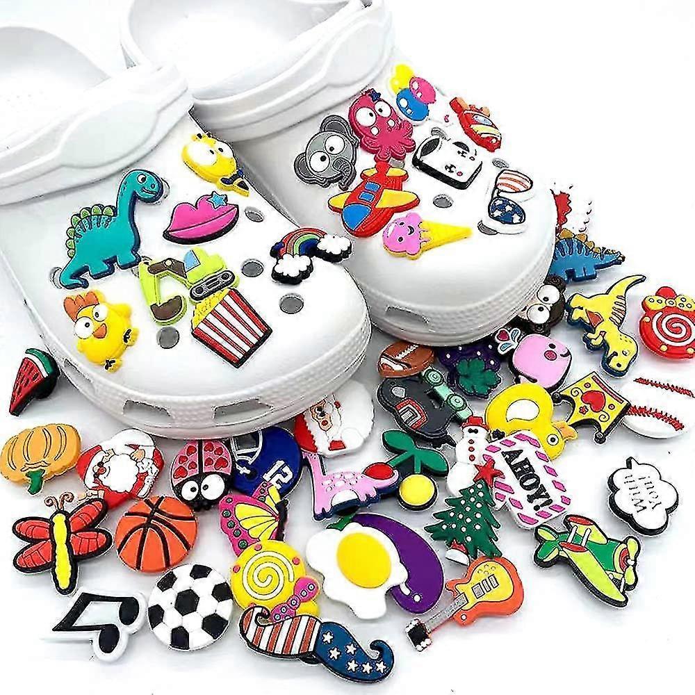 50 Pezzi Casuale Scarpe Braccialetto Decorativo Braccialetto