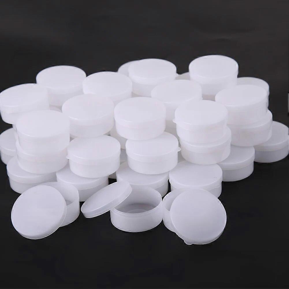 50pcs 5/10g Empty Cosmetic Jar Makeup Container Round Refillable Bottles Face Cream Eyeshadow Gel Suncreen Perfume Pack Box Pots