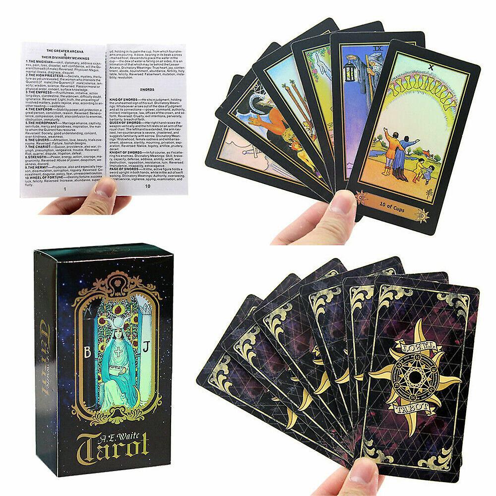 78 Carte Waite Rider Tarocchi Mazzo E Guida Set Versione Inglese Principiante