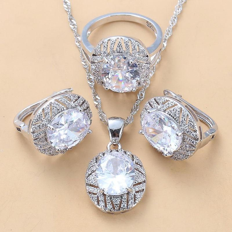 925 Set di bigiotteria da sposa in argento sterling