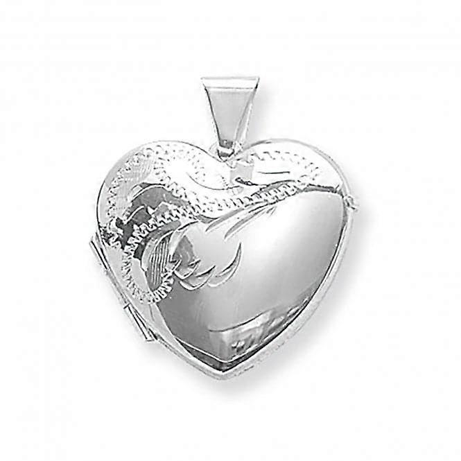 Acotis Silver Jewellery Heart Shaped Locket G6579