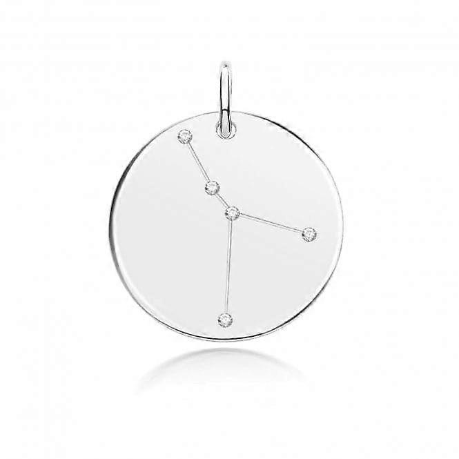 Acotis Silver Jewellery Rhodium Zodiac Constellation Cancer G61098