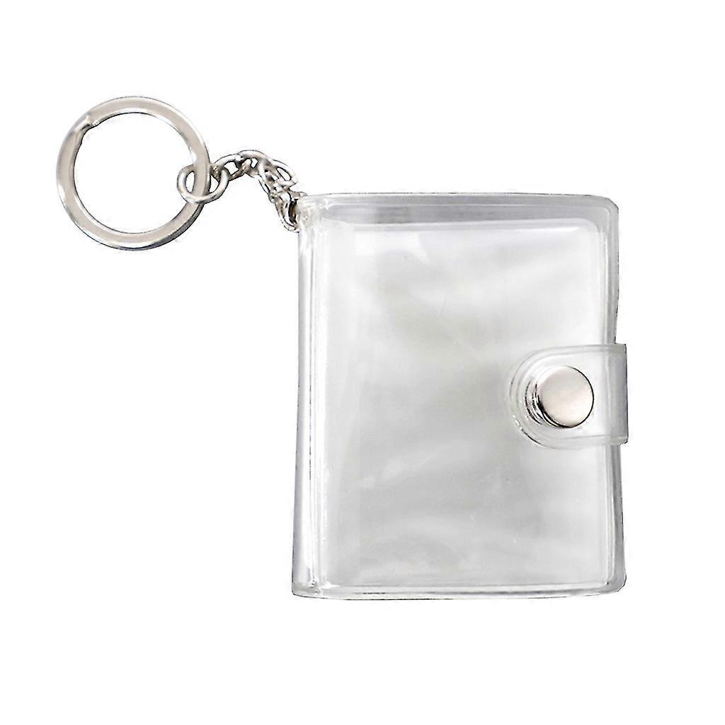 Album fotografico Clear Color Card Holder 2 pollici Foto Holder Portachiavi portatile