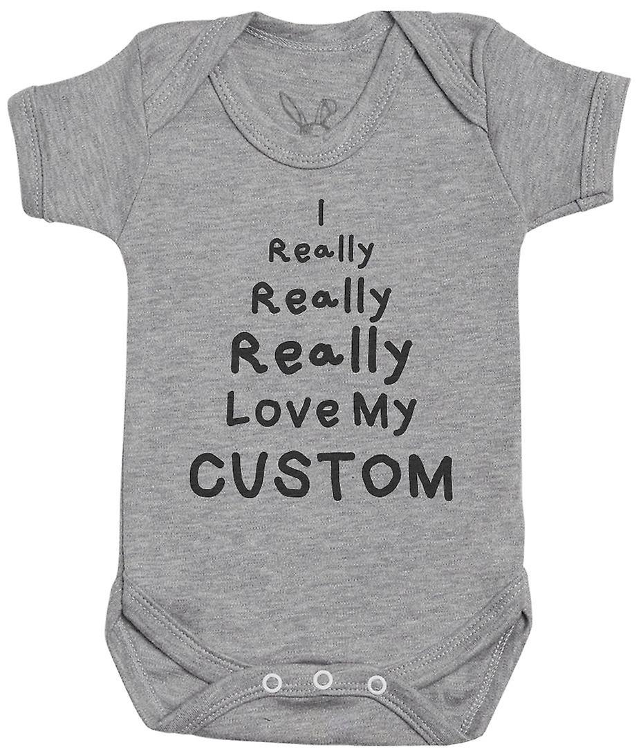 Amo davvero davvero molto il mio - Body per bambini Awo-63088