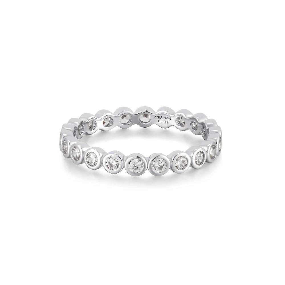 Ania Haie Silver Bezel Set Ring R058-03H