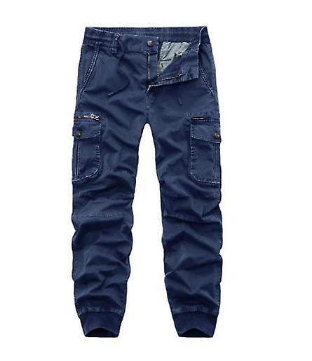 Autumn And Winter Men's Casual Fashion Trousers Stretch Slim Overalls