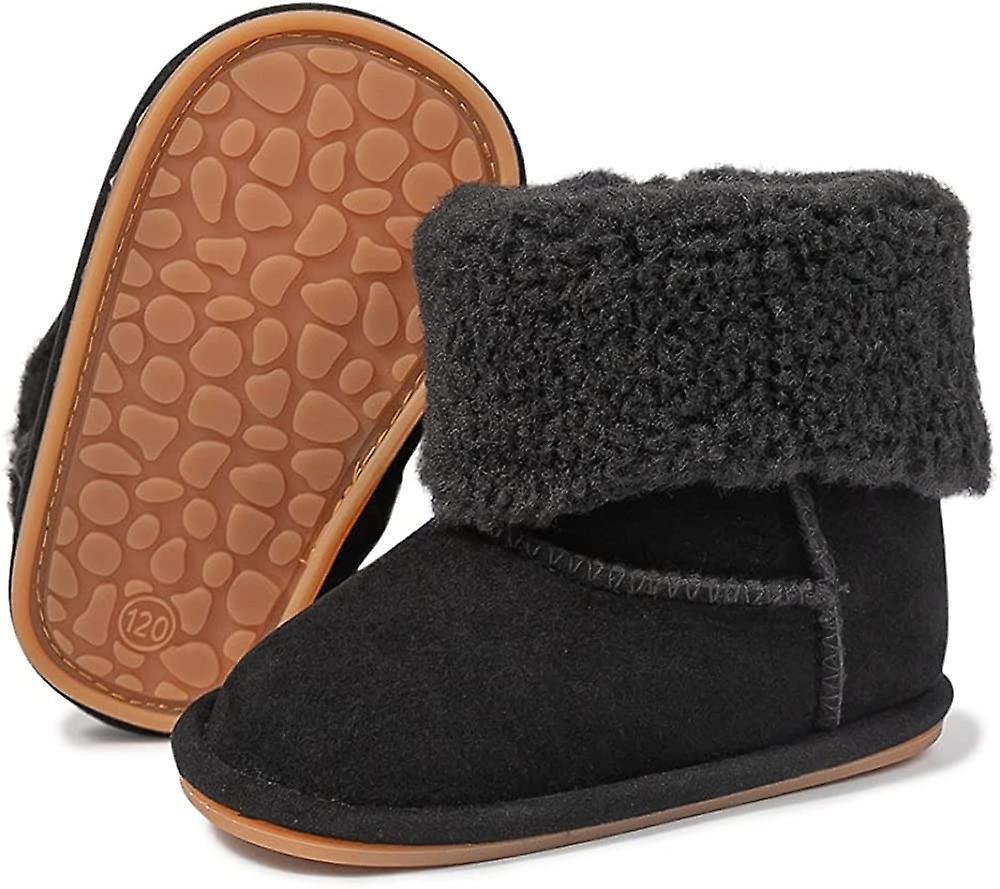 Baby Girls Cowboy Nappa Stivali Side Zipper Mocassini Soft Bottom Antiscivolo Toddler Shoes