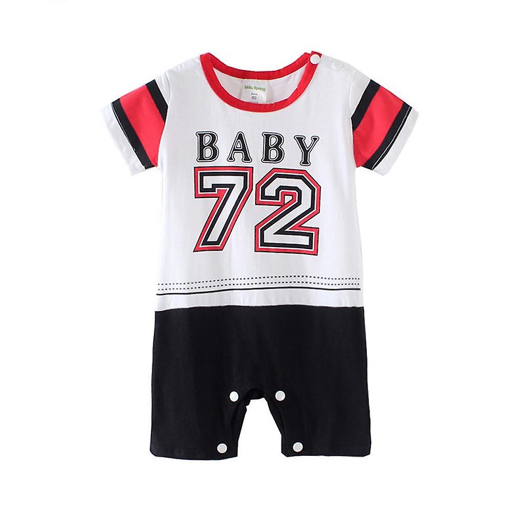 Baby Kids Infant Outfits Printed Tracksuit Romper Jumpsuit Bodysuit 95cm A