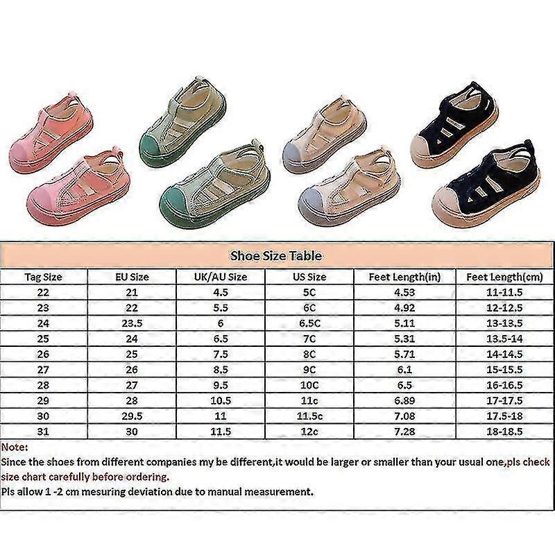 Bambini Antiscivolo Puro Colore Scarpe All Seasons Casual Closed Toe Flats Scuola Tacchi Piatti Sandali