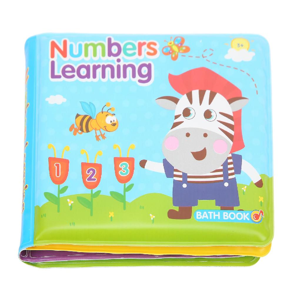 Bath Book EVA Foam Safe Nontoxic BPA Free Easy to Clean Stimulate Imagination Color Perception Baby Bath Book Numbers Learning