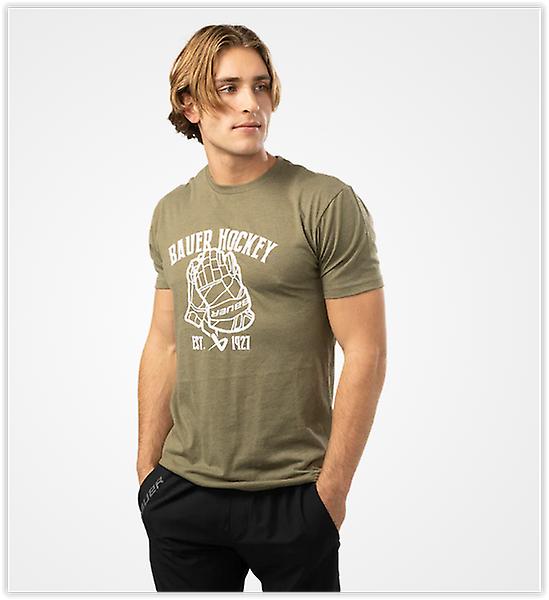 bauer ss hockey glove tee