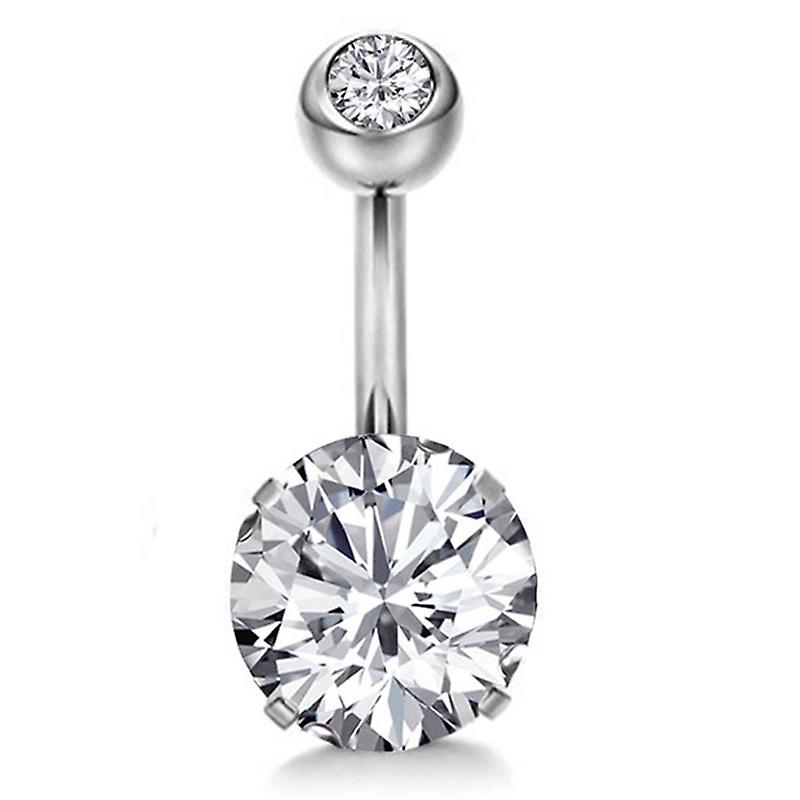 Belly Button Ring Crystal Rhinestone Jewelry Navel Bar Body Piercing Jewelry