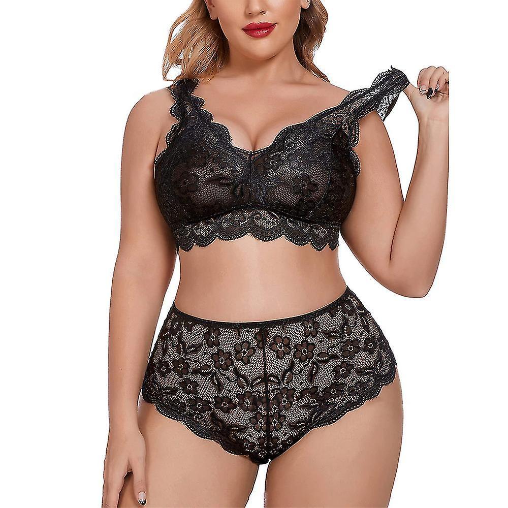 Biancheria intima delle donne del pizzo sexy lingerie reggiseno slip da notte delle signore