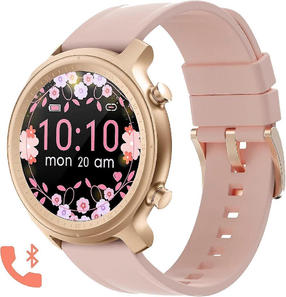 Bluetooth Call Smartwatch For Women Fitness Tracker Watch With Heart Rate And Sleep Monitor IP67 Waterproof Activity Tracker Pedometer Watches Compati
