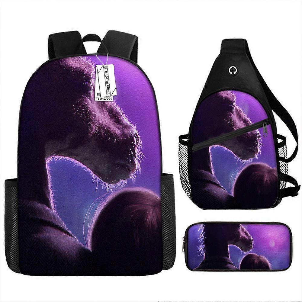 Bojack Horseman Cartoon Print Zaino Per Bambini Studenti Delle Scuole Primarie E Secondarie Borsa A Tracolla 7-HGDMV
