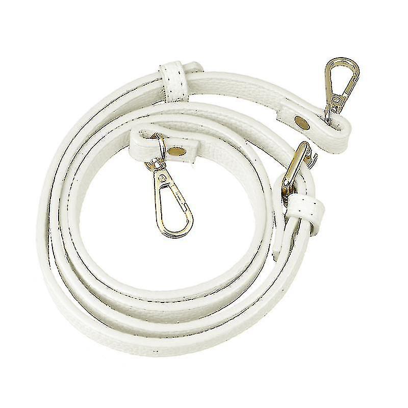 Borsa a tracolla di ricambio creativa Tracolla regolabile In pu donna Borsa a tracolla Accessorio (bianco fibbia dorata)