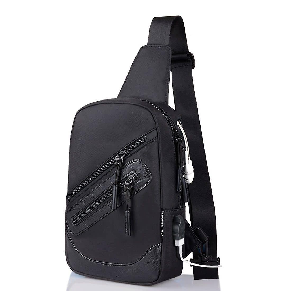 Borsa a tracolla in vita zaino in nylon compatibile con ebook tablet e per InFocus A1s M505