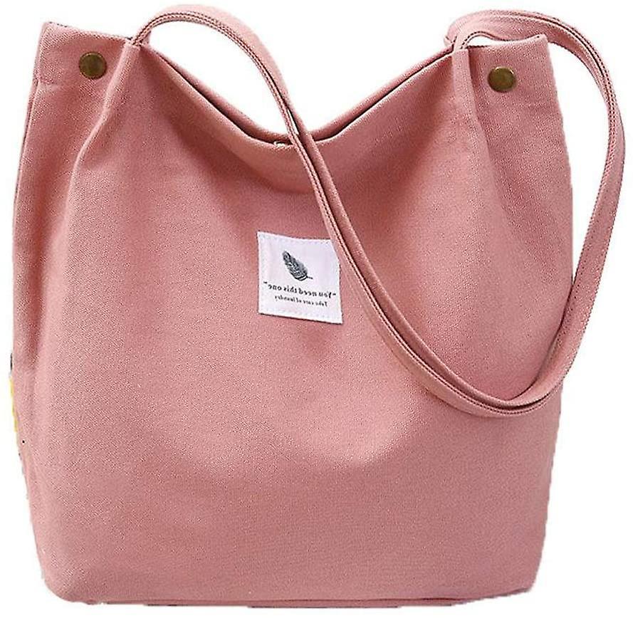 Borsa Da Donna Grande Borsa Di Tela Borsa A Tracolla Da Donna Borsa A Tracolla Borsa Da Donna Per Ragazze Scuola Uni-upgraded-40 * 35 * 11pink