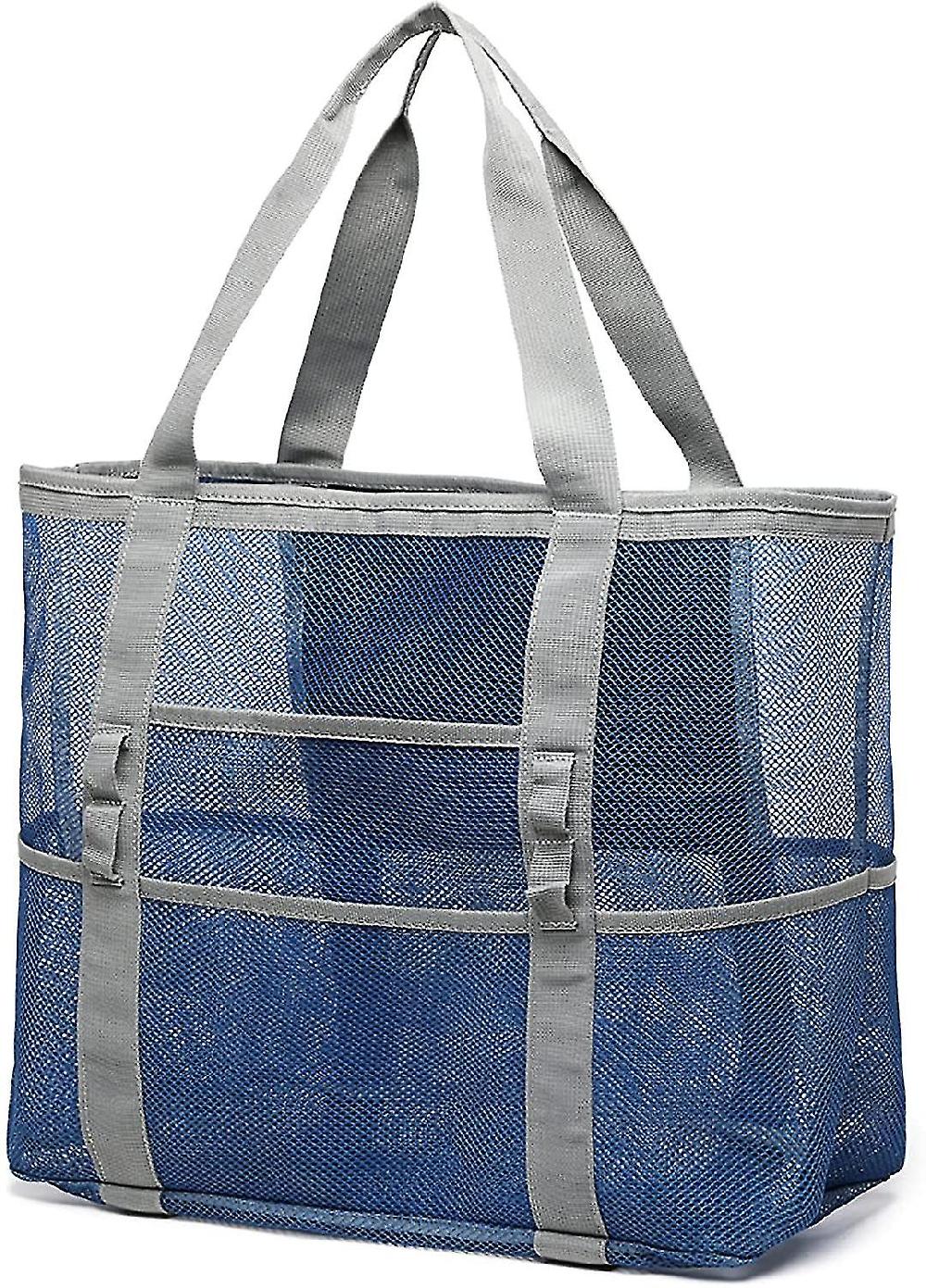 Borsa da spiaggia borsa da spiaggia in mesh color F Borsa da spiaggia oversize 9 tasche Borsa da spiaggia