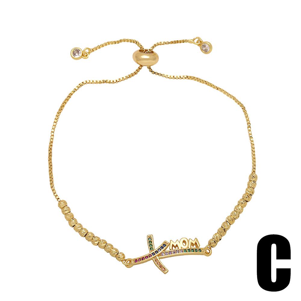 Braccialetto Regalo Per MOM Zircon Colorato Gioielli Di Modo AC8268 Spedizione Gratuita