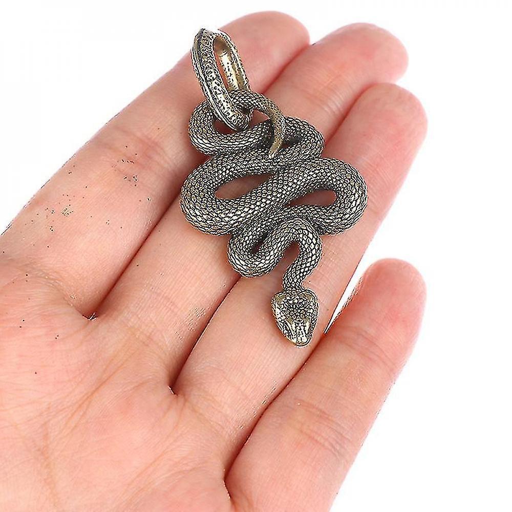 Brass Snake Key Ring Boa Key Chain Outdoor Small Accessories Car Hanging ZQC