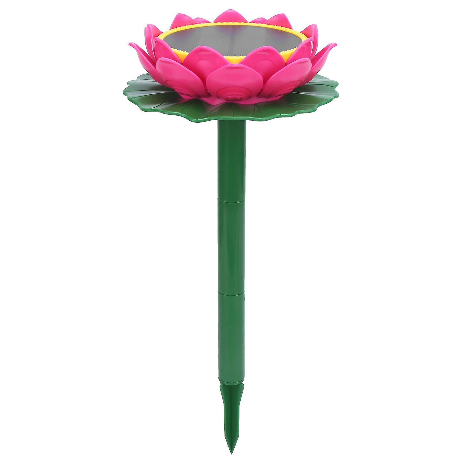 Buddha Player Pink LotusStyle Solar GroundZombie Scripture Rainproof Sing Machine