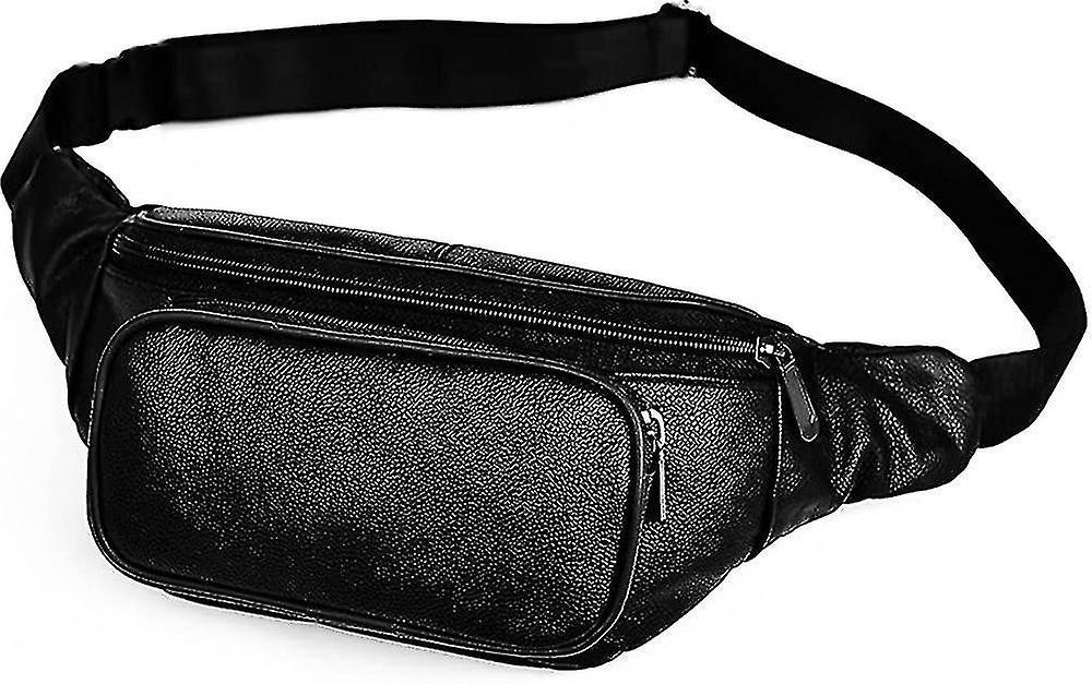 Bum Bag Pu Leather Belt Bag Hip Bag Outdoor Mobile Phone Bag Unisex Waist Bag