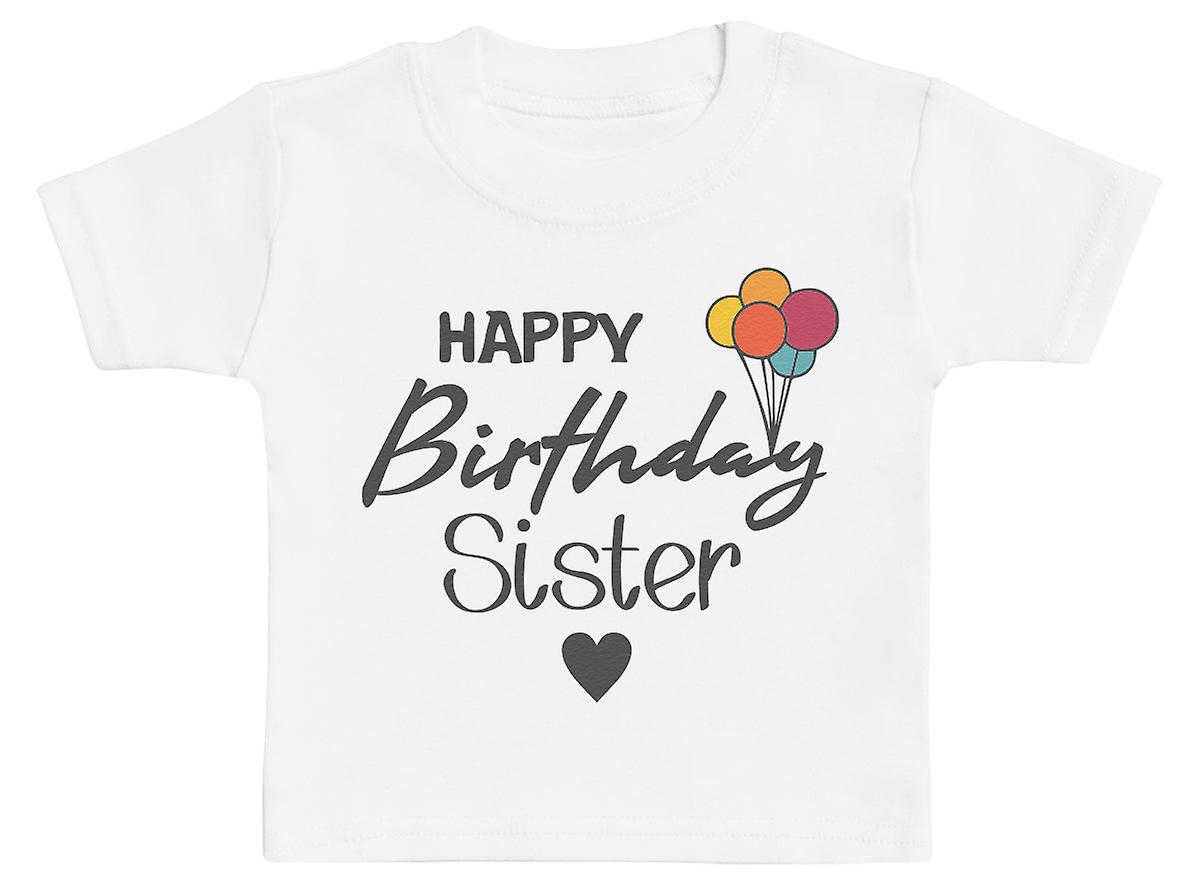 Buon Compleanno Sorella - T-shirt Bambino Awo-65584