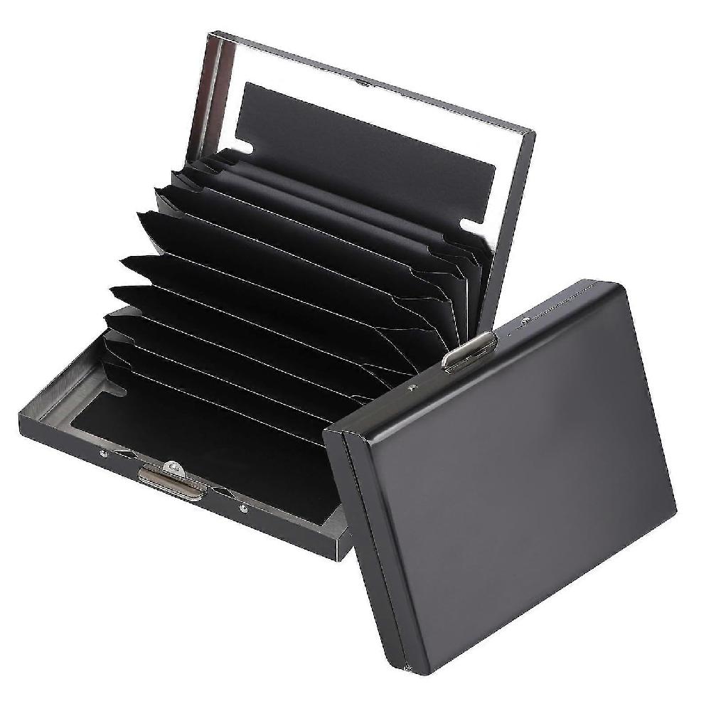 Business Card Holder Stainless Steel Business Name Card Case For Men & Women Rfid Blocking Credit Card Holder