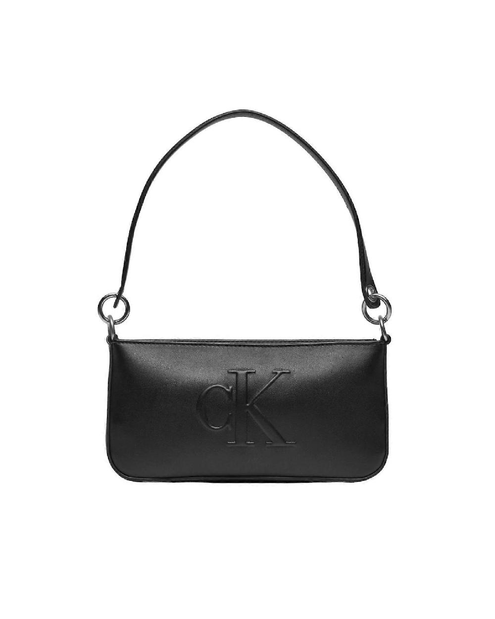 Calvin Klein Jeans Calvin Klein Borsa a tracolla da donna CK Monogram nera