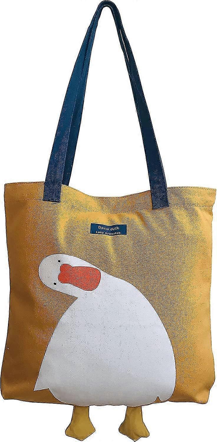 Canvas Cute Tote Bag For School