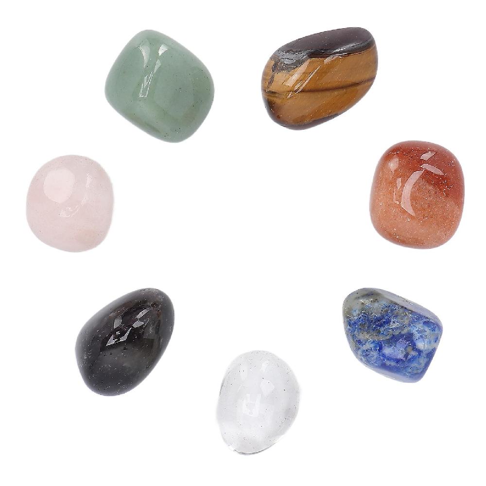 Chakra Stones Set 7pcs Healing Crystals For Anxiety Relief Calm Emotions Chakra Energy