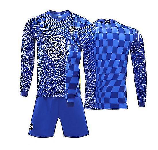 Chelsea 19# Mount 10# Puc 7# Kante Sport Soccer Suit Manicotto da Calcio Uomo New J