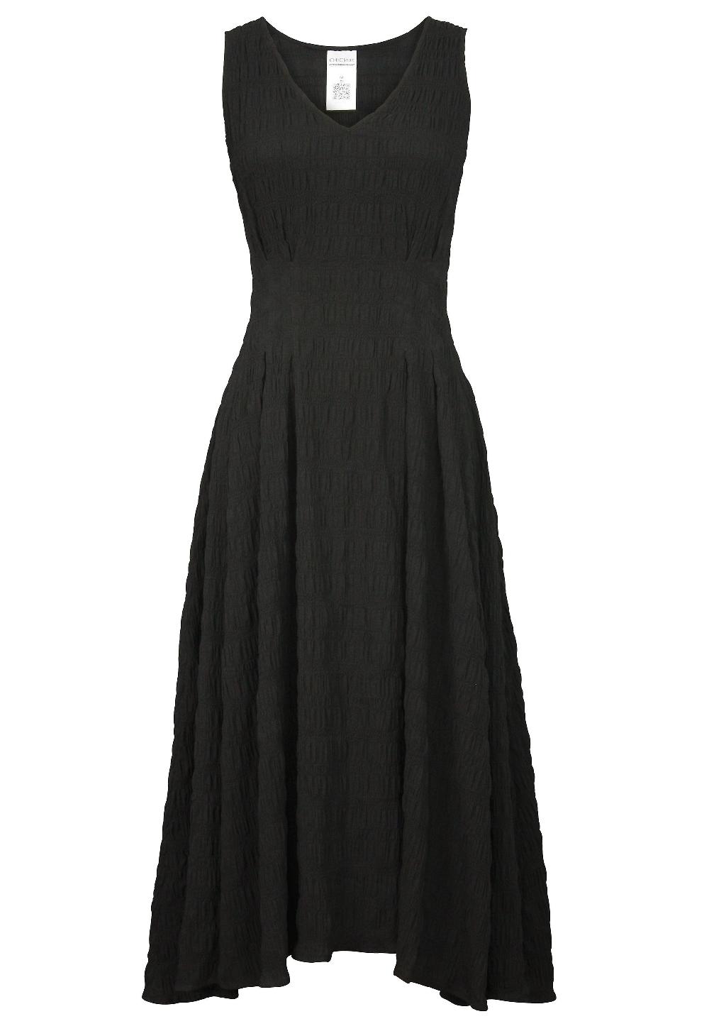 Chic Star Plus Size Jacquard Maxi Dress In Black