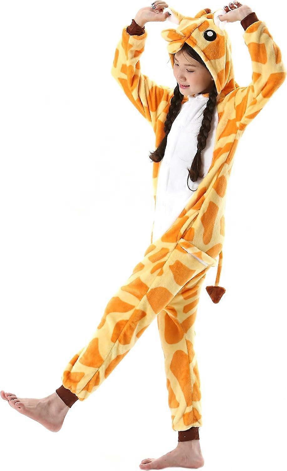 Children Giraffe Pajamas Animal Nightwear Cartoon Home Clothing