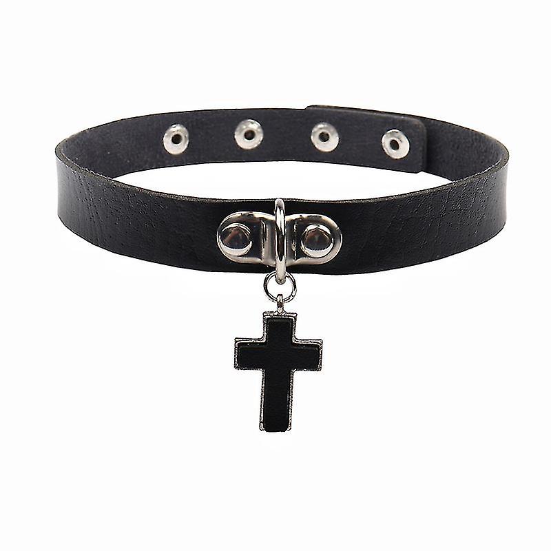 Choker Pendant Pendant Choker Cross Pendant Choker Leather Choker