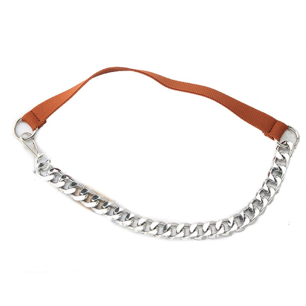 Classical Women Belts With Detachable Alloy Chain Ladies All-match Waistband