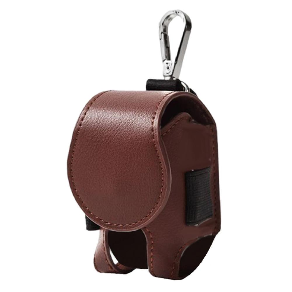 Club Ball Pouch Belt Waist Bag Pouch Container Case Golf Tee Holder Brown