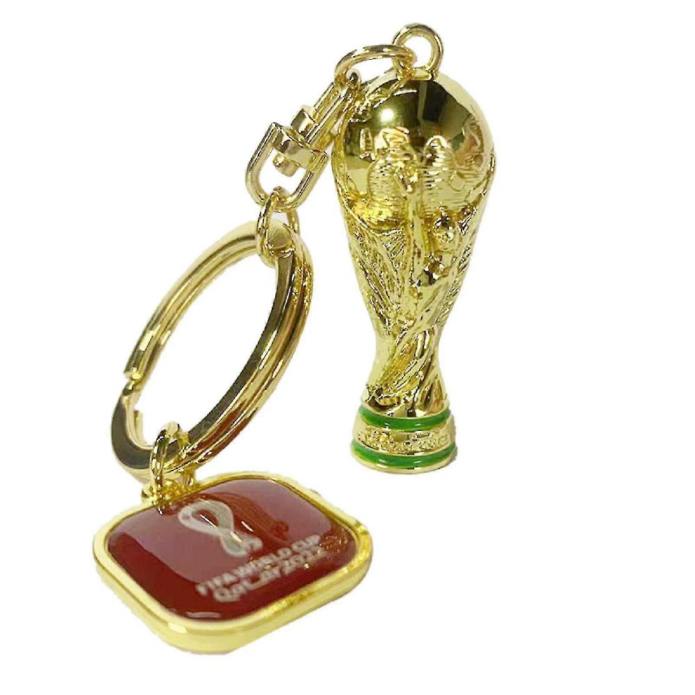 Coppa del Mondo Portachiavi Argentina Souvenir Hercules Cup Messi World Cup Memorial Portachiavi Ciondolo in metallo Gift Rope Design